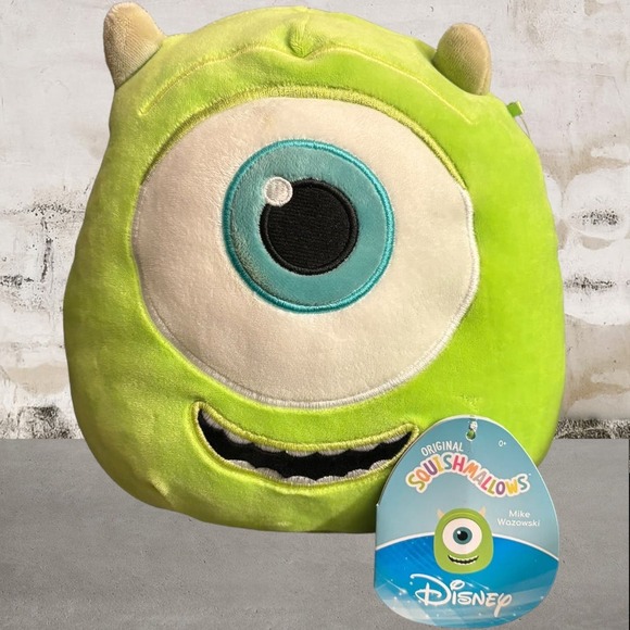 Squishmallows Other - Monsters Inc. Mike Wazowski Squishmallows 8” 8 Stuffed Plush